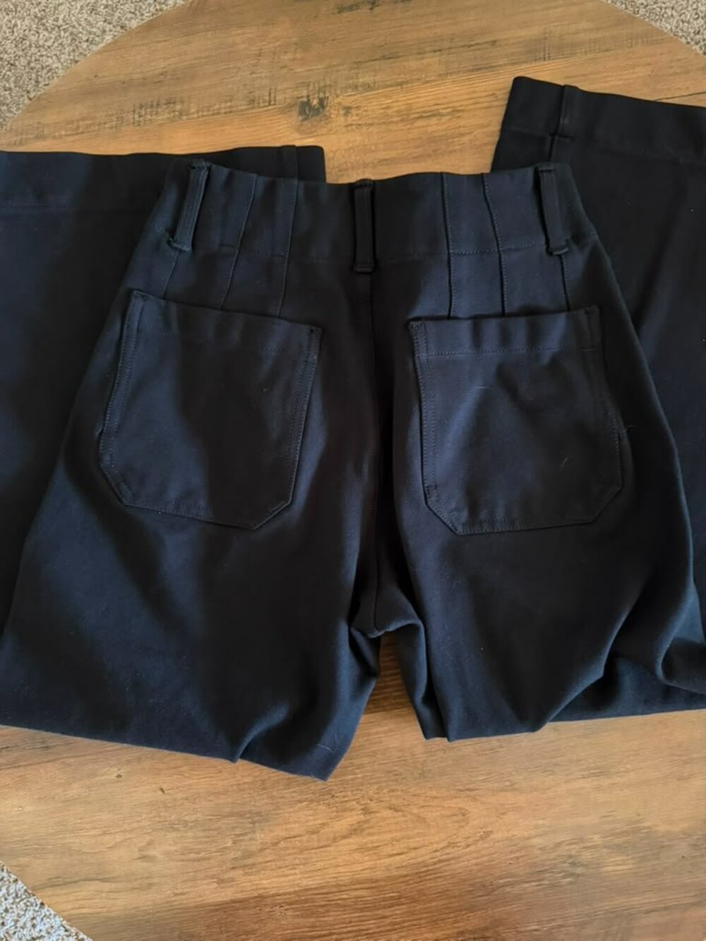 Maeve Black High-Waist Wide Leg Pants - Picture 2 of 3